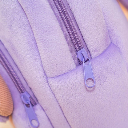 Personalizedoll Lila Personalisierter Plüschrucksack Lila Rucksack🎒