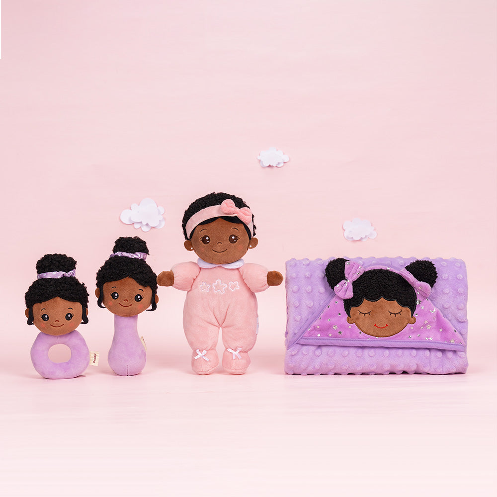 Mini Rosa Tiefen Teint Personalisierte Plüschpuppen