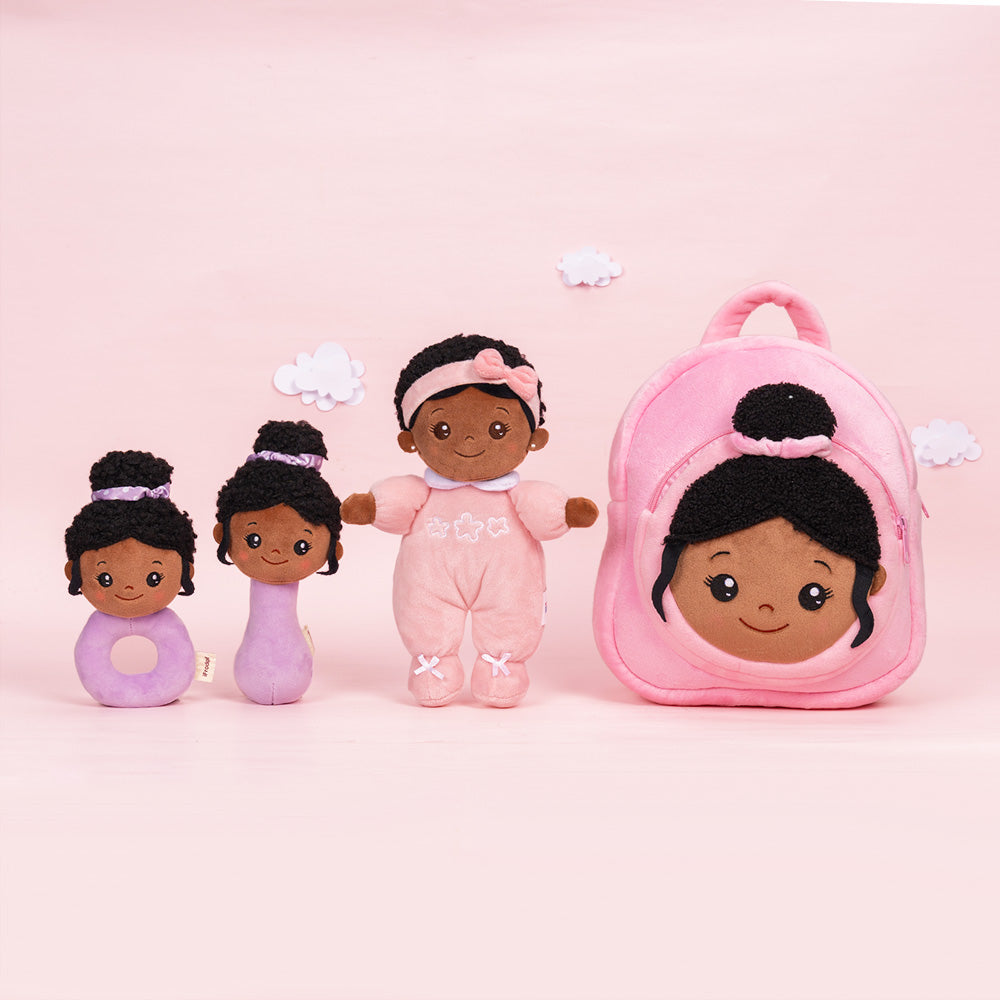 Mini Rosa Tiefen Teint Personalisierte Plüschpuppen