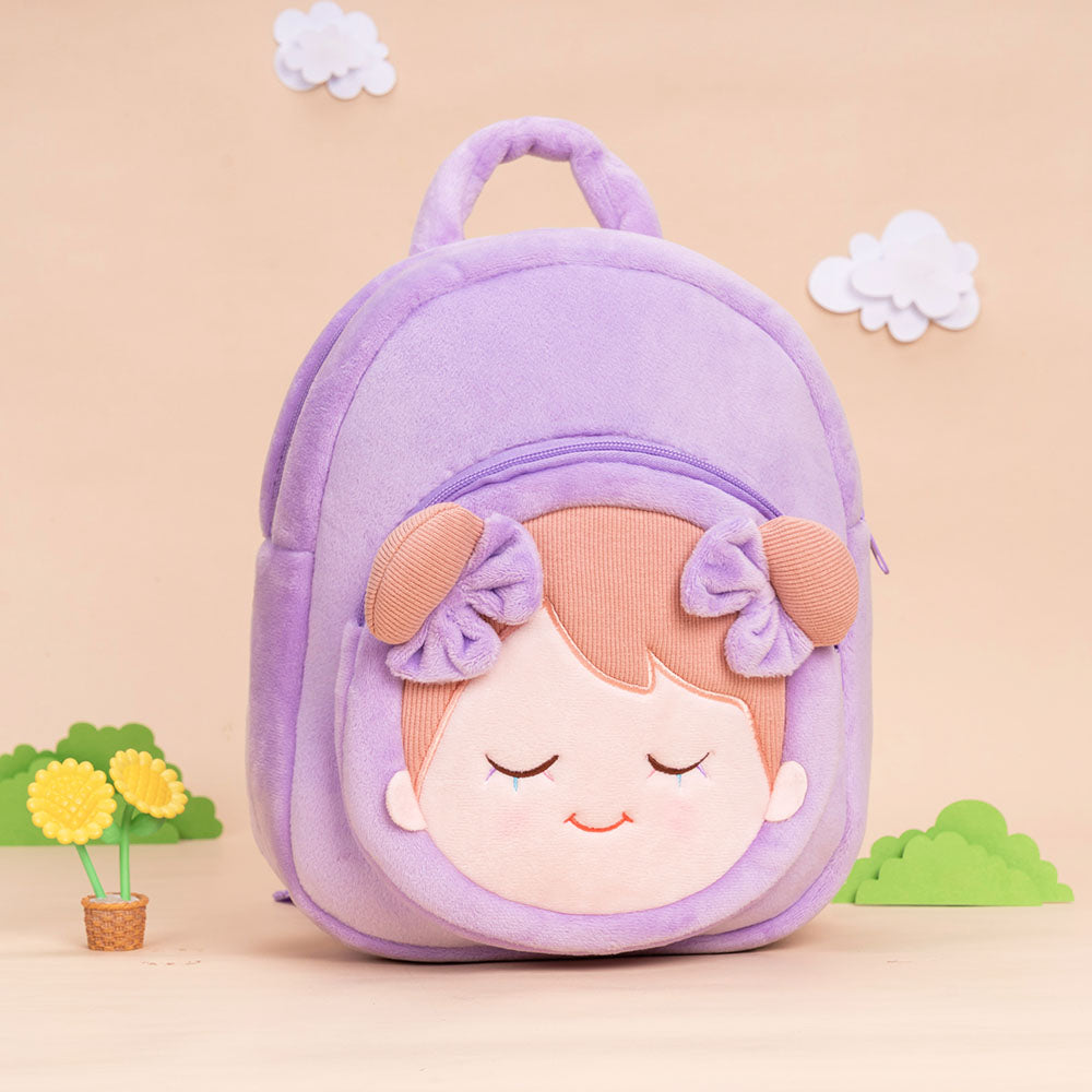 Personalisierter Plüschrucksack Lila