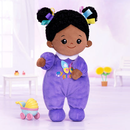 Mini Violett Tiefen Teint Personalisierte Plüschpuppen