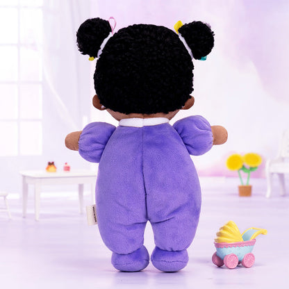 Mini Violett Tiefen Teint Personalisierte Plüschpuppen