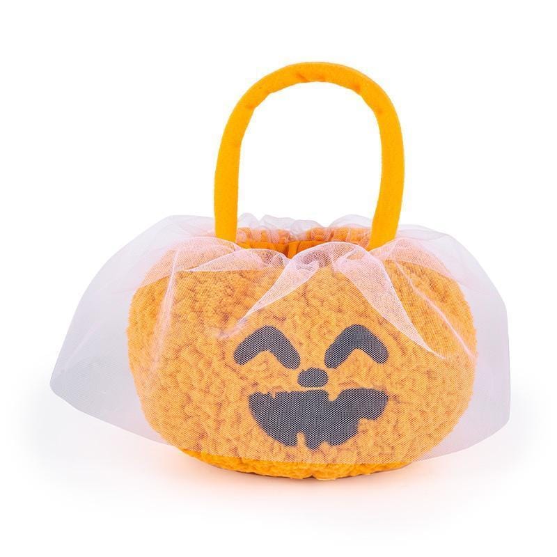 Personalizedoll Halloween Cloth Yellow Pumpkin Basket White Ghost Basket 🎃Yellow Basket