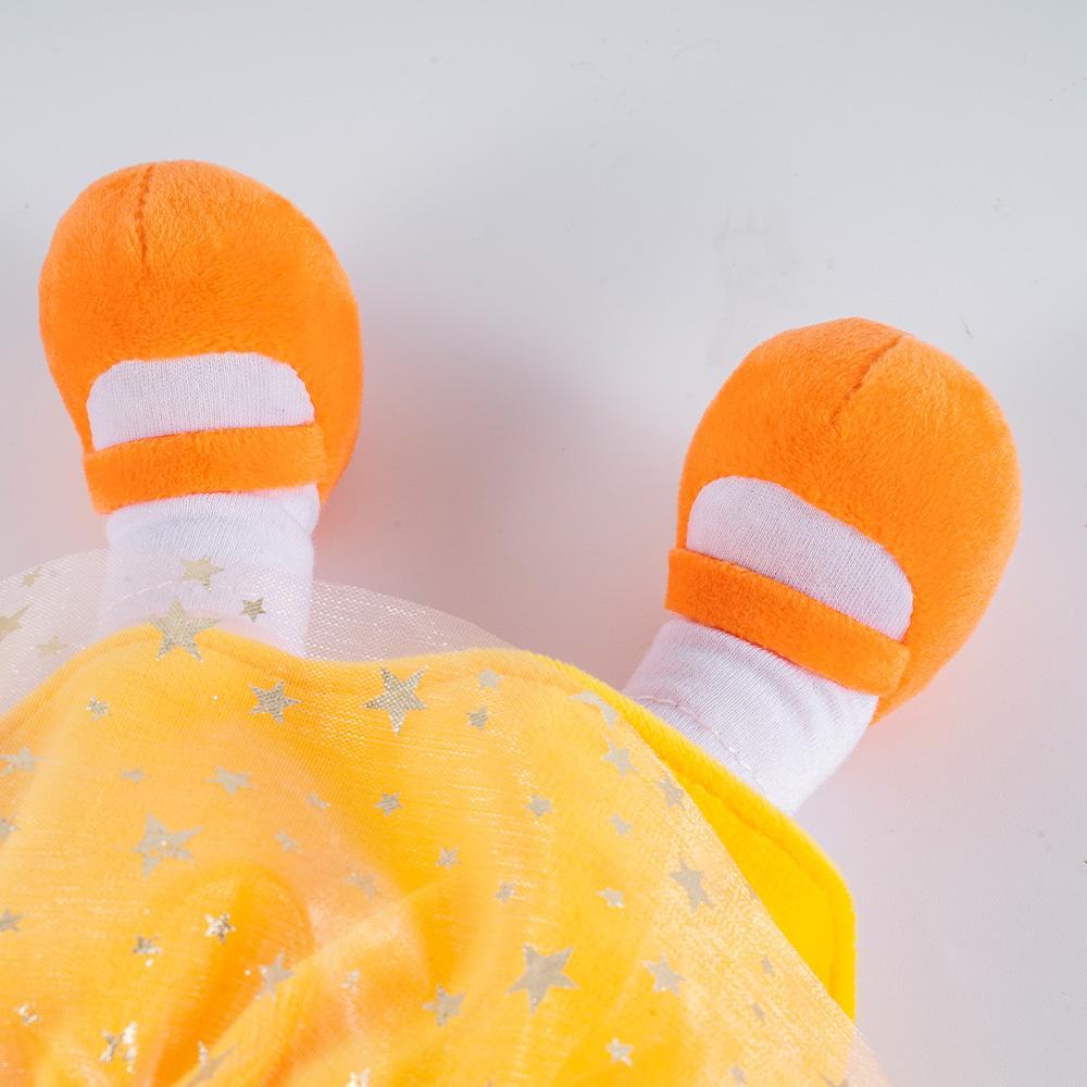 Personalizedoll Herbstmädchen gelber Rock Plüschpuppe Gelbe Puppe