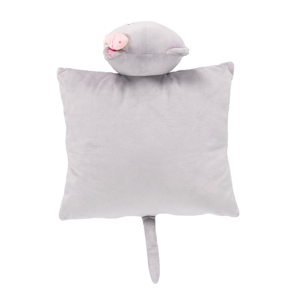 Personalisierte Plüsch-Katzenpuppe & Kissen & Beruhigendes Handtuch Geschenkset