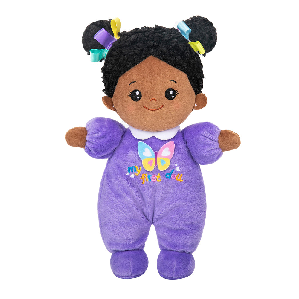 Mini Violett Tiefen Teint Personalisierte Plüschpuppen
