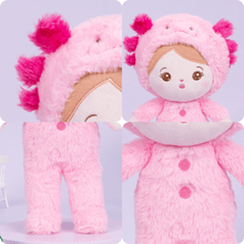 Laden Sie das Bild in den Galerie-Viewer, OUOZZZ Personalisierte rosa Monster-Plüsch-Baby-Puppe &amp; Monster-Tier-Puppe