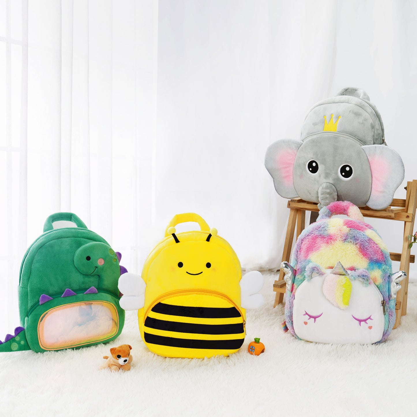 Personalisierter Plüschrucksack aus Tier