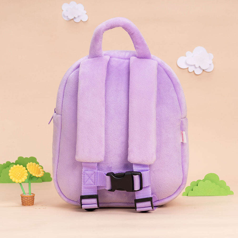 Tiefen Teint Personalisierter Plüschrucksack Lila