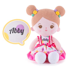 Laden Sie das Bild in den Galerie-Viewer, Puppenia Entzückende personalisierte Puppen und personalisierte Rucksäcke【Abby】 Pinker Bogen🎀