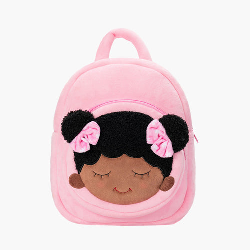 Tiefen Teint Personalisierter Plüschrucksack Rosa