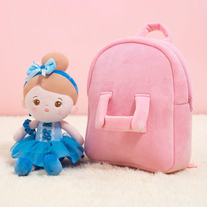 Personalizedoll Carry Puppe rosa Rucksack Einzelrucksack