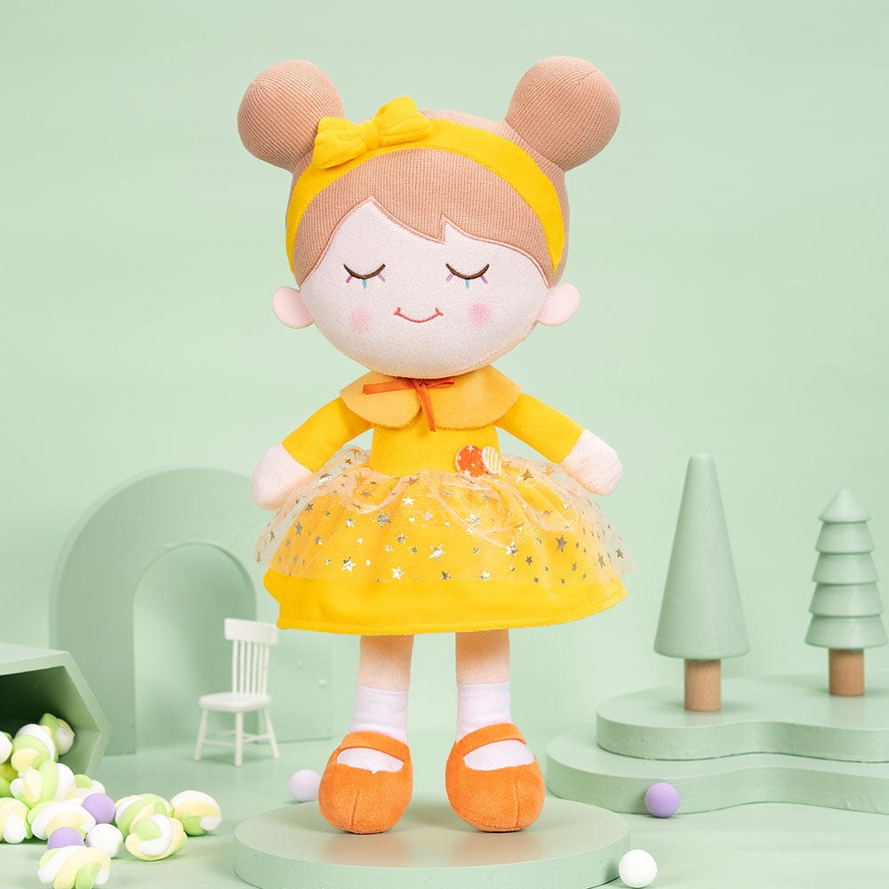 OUOZZZ Herbstmädchen Plüschpuppe