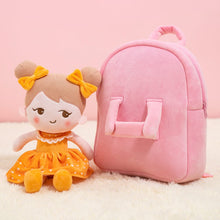 Laden Sie das Bild in den Galerie-Viewer, Personalizedoll Carry Puppe rosa Rucksack Einzelrucksack
