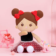 Laden Sie das Bild in den Galerie-Viewer, OUOZZZ Personalized Brown Skin Tone Plush Baby Doll Only Doll⭕️