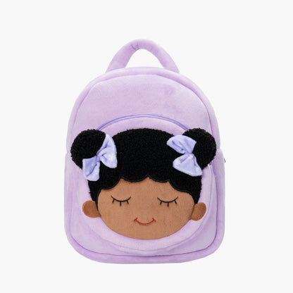 Tiefen Teint Personalisierter Plüschrucksack Lila
