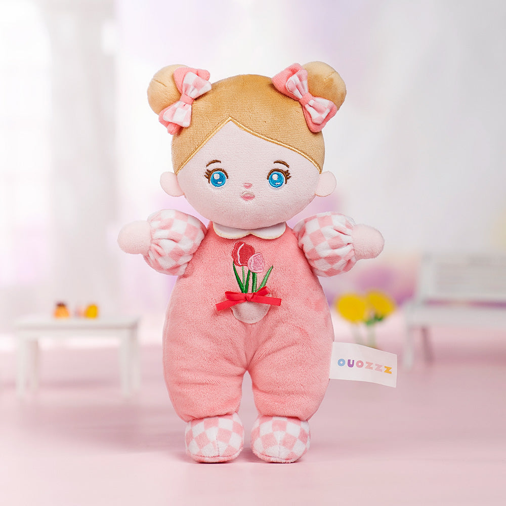 Mini Personalisierte Plüschpuppen mit Offenen Blaue Augen