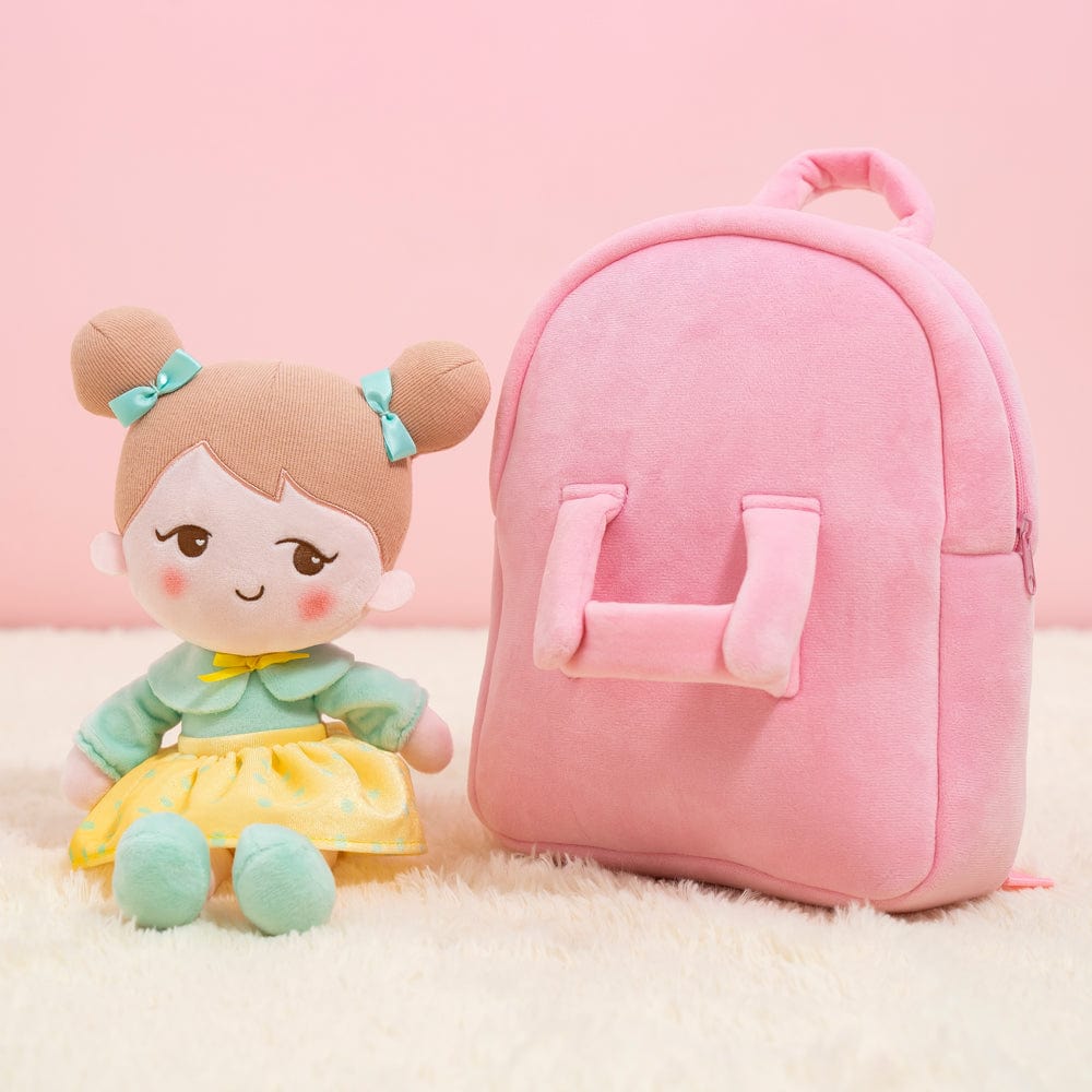 Personalizedoll Carry Puppe rosa Rucksack Einzelrucksack