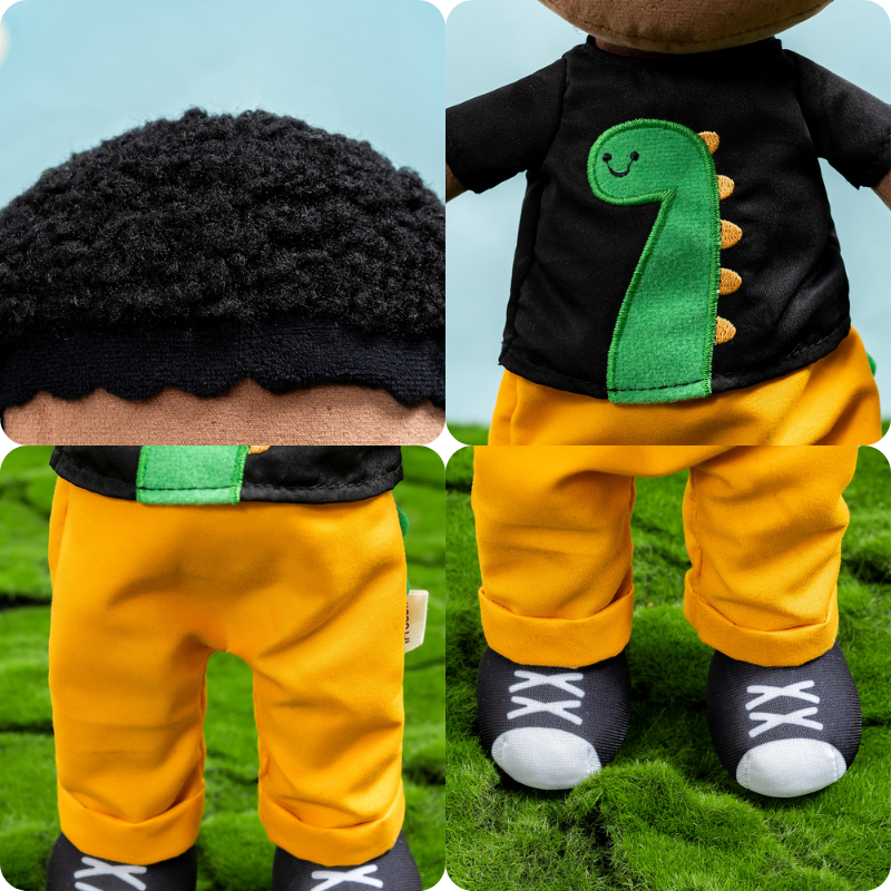 Tiefen Teint Personalisierte Plüschpuppen für Jungs