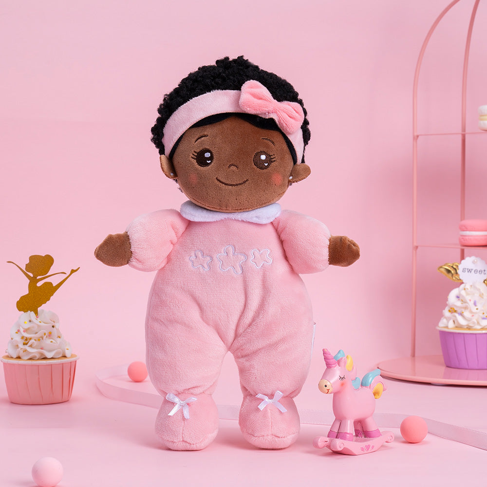 Mini Rosa Tiefen Teint Personalisierte Plüschpuppen