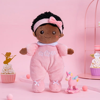 Mini Rosa Tiefen Teint Personalisierte Plüschpuppen