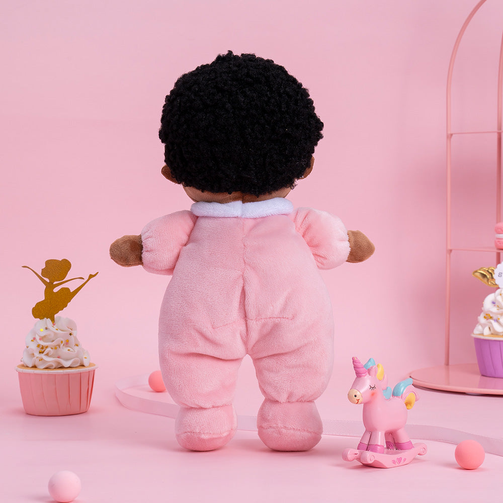 Mini Rosa Tiefen Teint Personalisierte Plüschpuppen