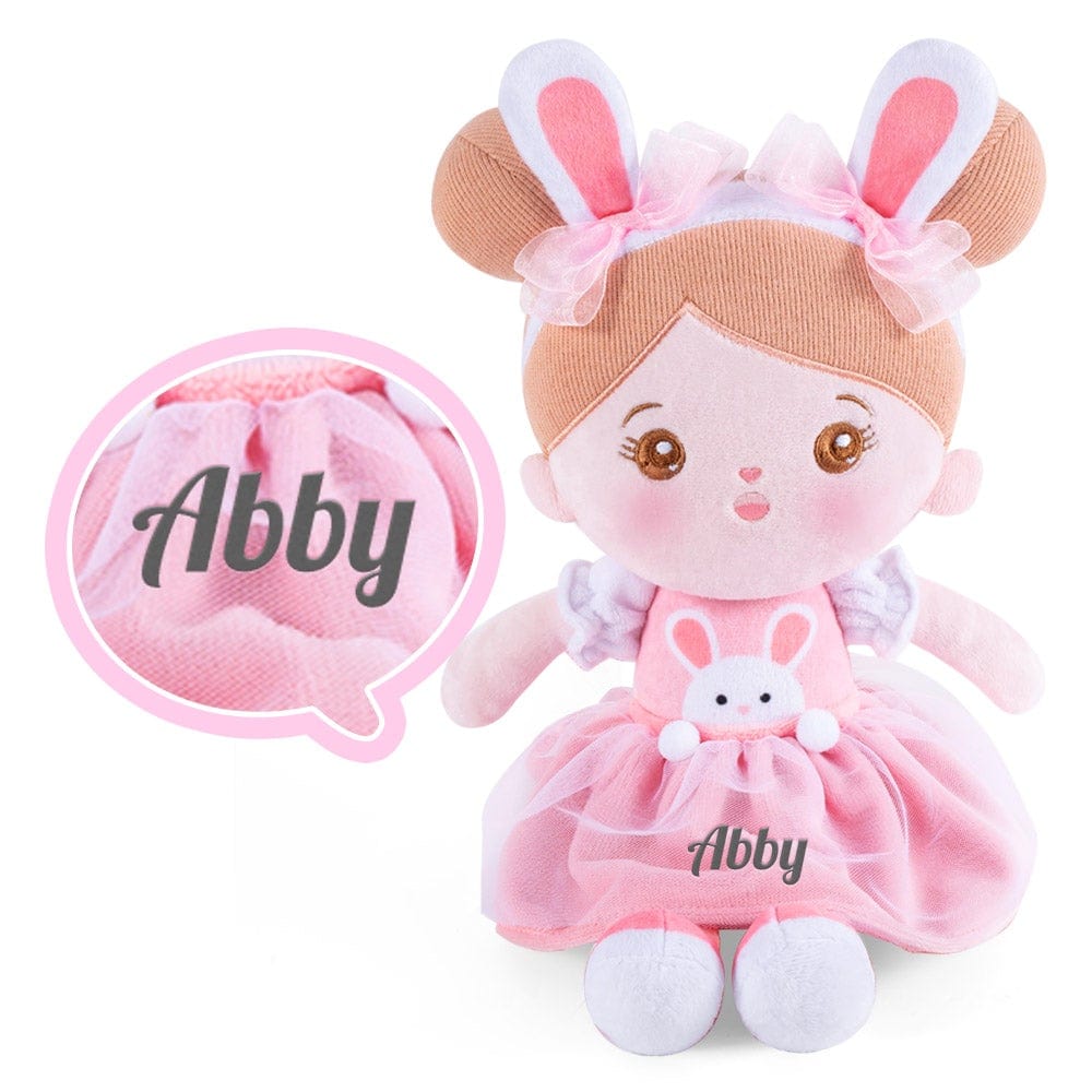 Puppenia Entzückende personalisierte Puppen und personalisierte Rucksäcke【Abby】 Kaninchen🐰