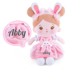 Laden Sie das Bild in den Galerie-Viewer, Puppenia Entzückende personalisierte Puppen und personalisierte Rucksäcke【Abby】 Kaninchen🐰