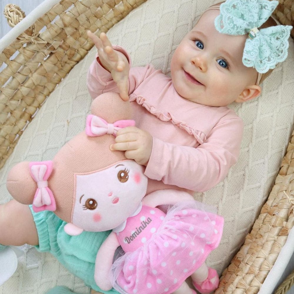 Puppenia Entzückende personalisierte Puppen und personalisierte Rucksäcke【Abby】