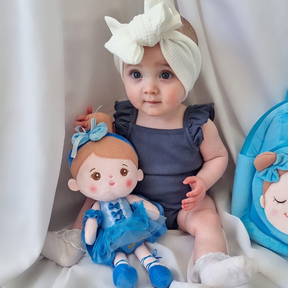 Puppenia Entzückende personalisierte Puppen und personalisierte Rucksäcke【Abby】