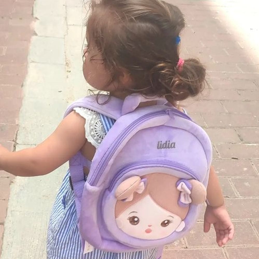 Puppenia Entzückende personalisierte Puppen und personalisierte Rucksäcke【Abby】