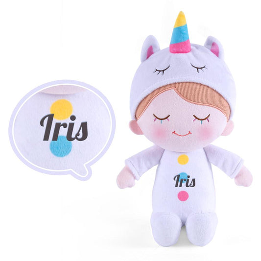 Personalizedoll Einhorn Pyjama Personalisierte Plüschfigur Nur Puppe⭕️