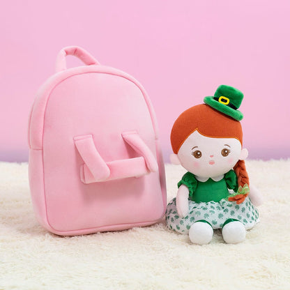 Personalizedoll Carry Puppe rosa Rucksack Einzelrucksack