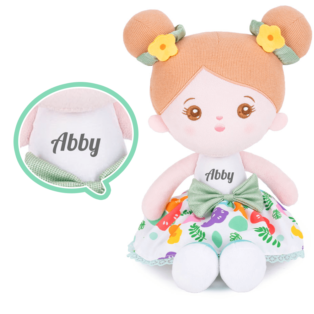 Puppenia Entzückende personalisierte Puppen und personalisierte Rucksäcke【Abby】 Frühlingsmädchen🌿