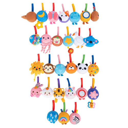 Mehrfachnutzung Plüsch-Raupen-Aktivitätsspielzeug mit Klettverschluss