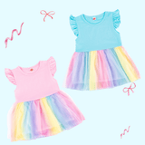 Regenbogenkleid für Baby