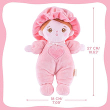 Laden Sie das Bild in den Galerie-Viewer, OUOZZZ Mini rosa personalisierte Plüschpuppe Mini-Puppe