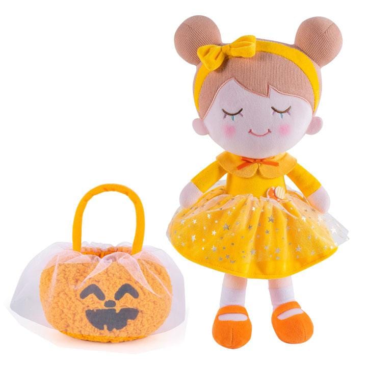 Personalizedoll Herbstmädchen Plüschpuppe Gelbe Puppe